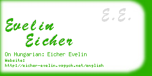 evelin eicher business card